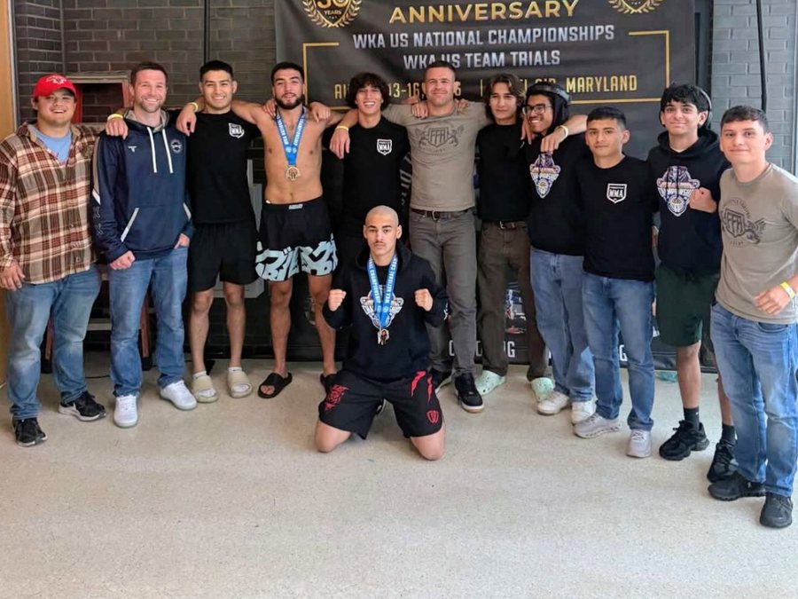 The Freestyle MMA team at the WKA US National Championships in Bel Air, Maryland